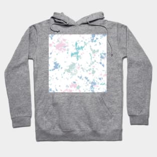 Colorful storm tie-dye shibori style over white background Hoodie